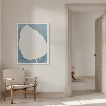 Calm Botanical Leaf | Canvas - Canvas Interior