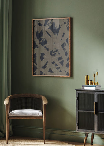 Abstract Brush Strokes 399Y | Poster - Room Interior 2