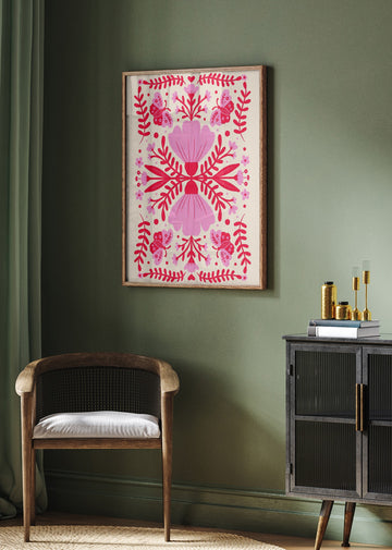 Bohemian Butterfly Garden | Poster - Room Interior 2