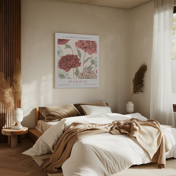 Madrid Flower Market | Canvas - Room Interior 2
