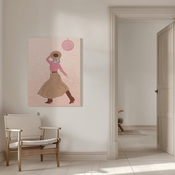 Disco Cowgirl 1 | Canvas - Room Interior 1
