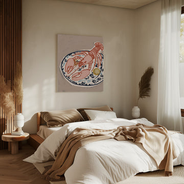 Pink Lobster Dinner | Canvas - Room Interior 2