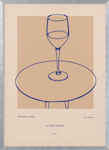 Galeriemaraisno01 | Poster - Silver Frame Interior