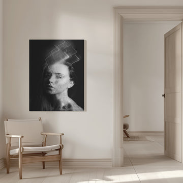 Ethereal Glitter Woman | Canvas - Room Interior 1