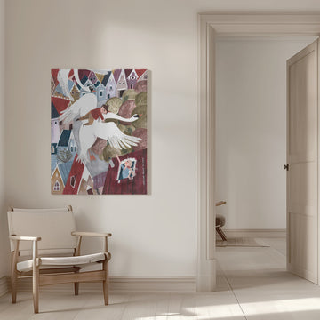 The magical wild geese | Canvas - Room Interior 1