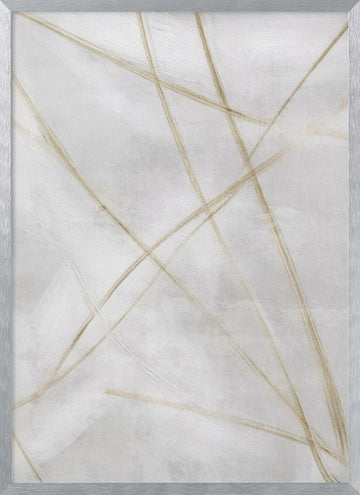 Gestual #1 | Poster - Silver Frame Interior