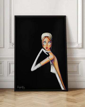 Elegant Fashion Portrait | Poster - Room Interior 1