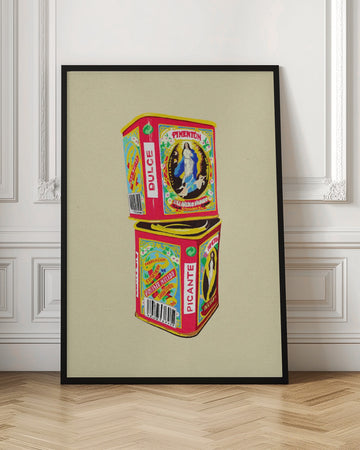 Spanish Paprika Cans | Poster - Room Interior 1