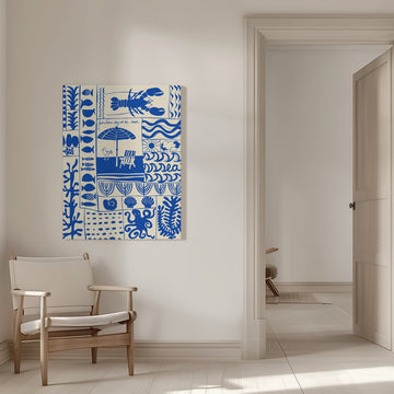 Fabulous Beach Day | Canvas - Room Interior 1