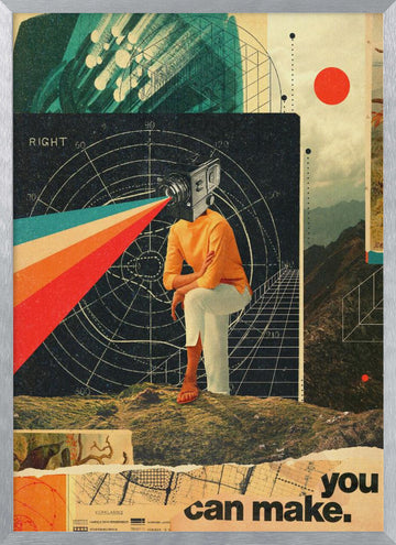 You Can Make It Right | Poster - Silver Frame Interior