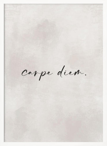 Seize the Moment | Poster - White Frame Interior