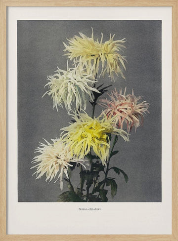 Nami–chi–dori | Poster - Wood Frame Interior