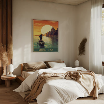Venice Grand Canal Sunset | Canvas - Room Interior 2