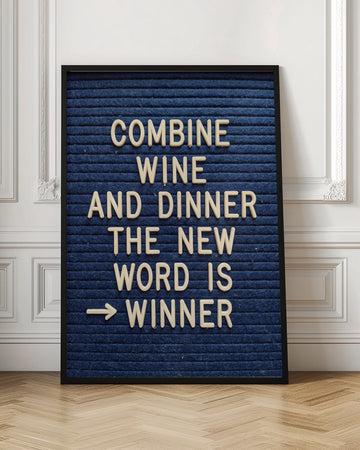Wine Dinner Winner | Poster - Room Interior 1