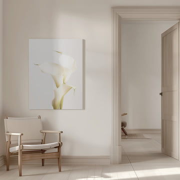 Elegant Calla Lilies | Canvas - Canvas Interior