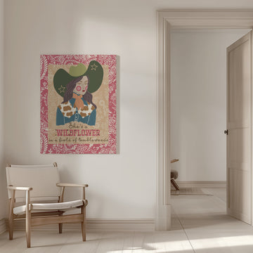 Wildflower Cowgirl | Canvas - Room Interior 1