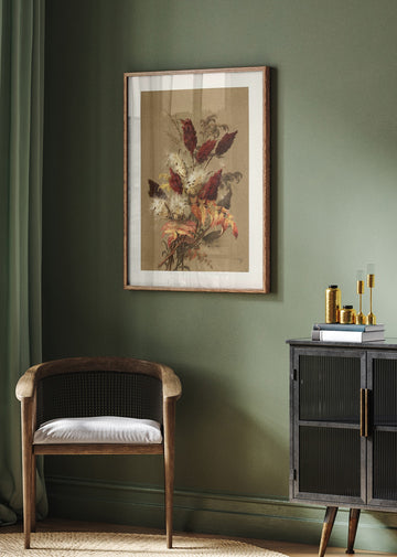 Sumac and Milkweed By Ellen Thayer Fisher | Poster - Room Interior 2