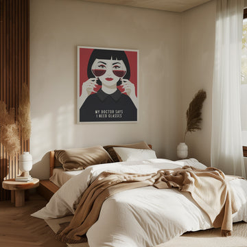 My Doctor Says Glasses | Canvas - Room Interior 2