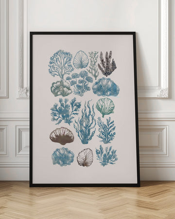 Vintage Marine Flora | Poster - Room Interior 1