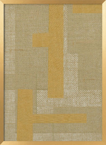 Textured Pathway | Poster - Gold Frame Interior