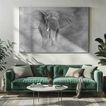 Majestic Elephant Dust | Poster - Room Interior 1