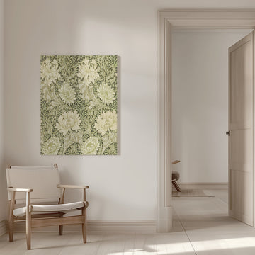 Floral Green | Canvas - Room Interior 1