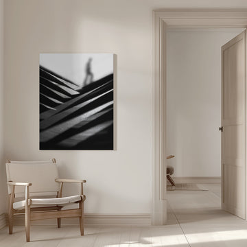 Solitary Figure Ascending | Canvas - Room Interior 1