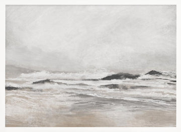 September Coast | Poster - White Frame Interior