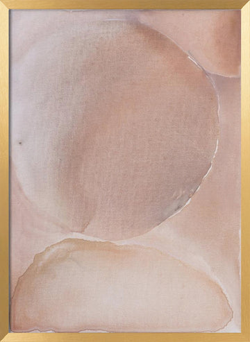 Soft Nude Curves | Poster - Gold Frame Interior