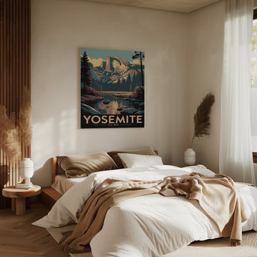 Yosemite Half Dome Vista | Canvas - Room Interior 2
