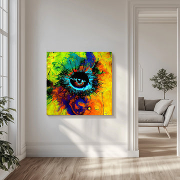Dynamic Abstract Eye | Canvas - Room Interior 1