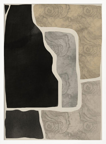 Abstract Organic Textures | Poster - White Frame Interior