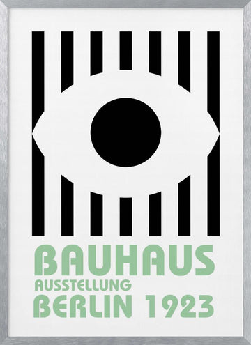 Bauhaus Eye | Poster - Silver Frame Interior