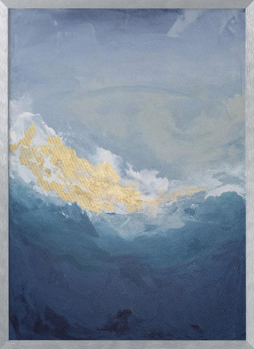 Natural Beauty of Ocean | Poster - Silver Frame Interior