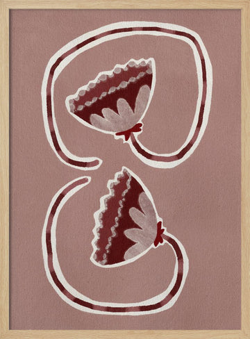 Delicate Bloom 16 | Poster - Wood Frame Interior
