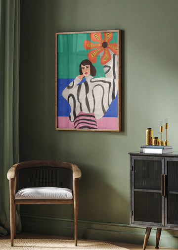 Vibrant Fashion Abstract | Poster - Room Interior 2