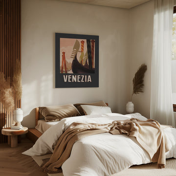 Venezia Poster Dark | Canvas - Room Interior 2