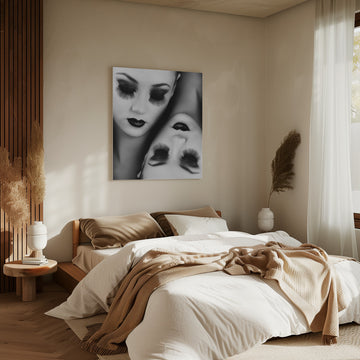 Dark Glamour Faces | Canvas - Room Interior 2