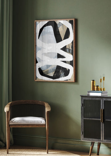 Modern Abstract Lines | Poster - Room Interior 2