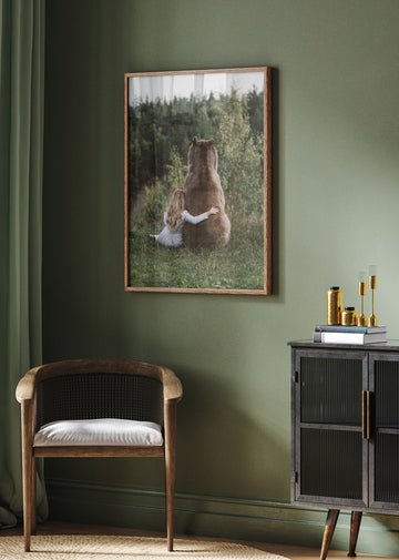 Peaceful Forest Embrace | Poster - Room Interior 2