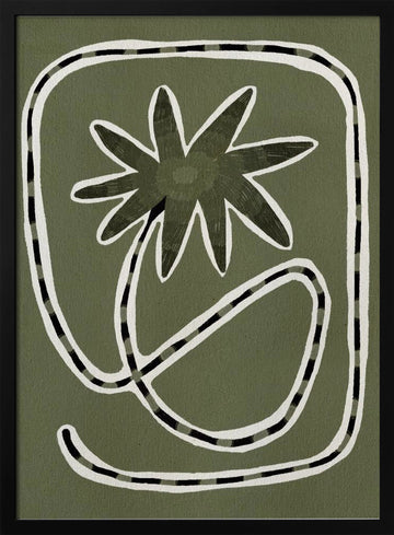 Delicate Bloom 18 | Poster - Black Metal Frame Interior