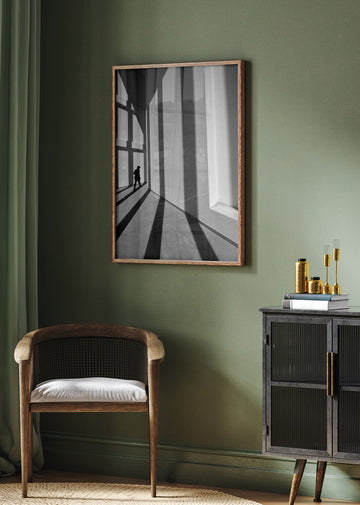 Solitary Man Shadows | Poster - Room Interior 2