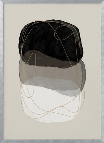 Graphic 238 | Poster - Silver Frame Interior