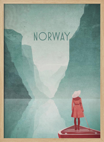 Norway 1 FJORDS | Poster - Wood Frame Interior