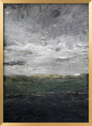 Landscape Study the Heath 1905 | Poster - Gold Frame Interior