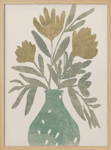 Boho Botanicals | Poster - Wood Frame Interior