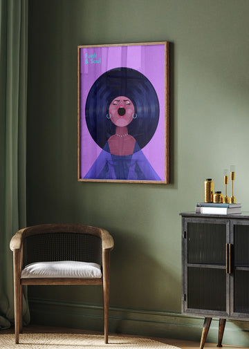 Funk Soul Singer | Poster - Room Interior 2