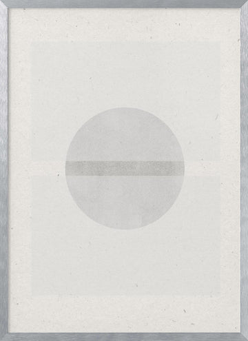 Silent Equilibrium | Poster - Silver Frame Interior