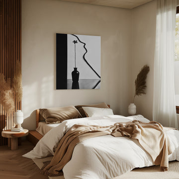 Elegant Profile Bloom | Canvas - Room Interior 2