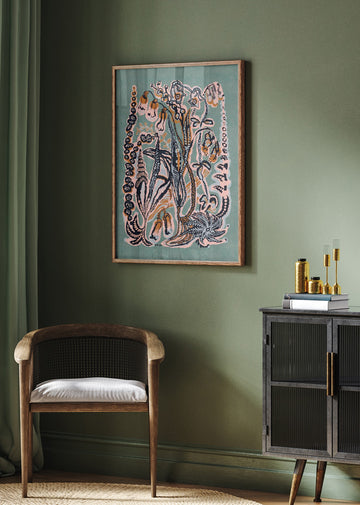 Ethereal Ocean Garden | Poster - Room Interior 2